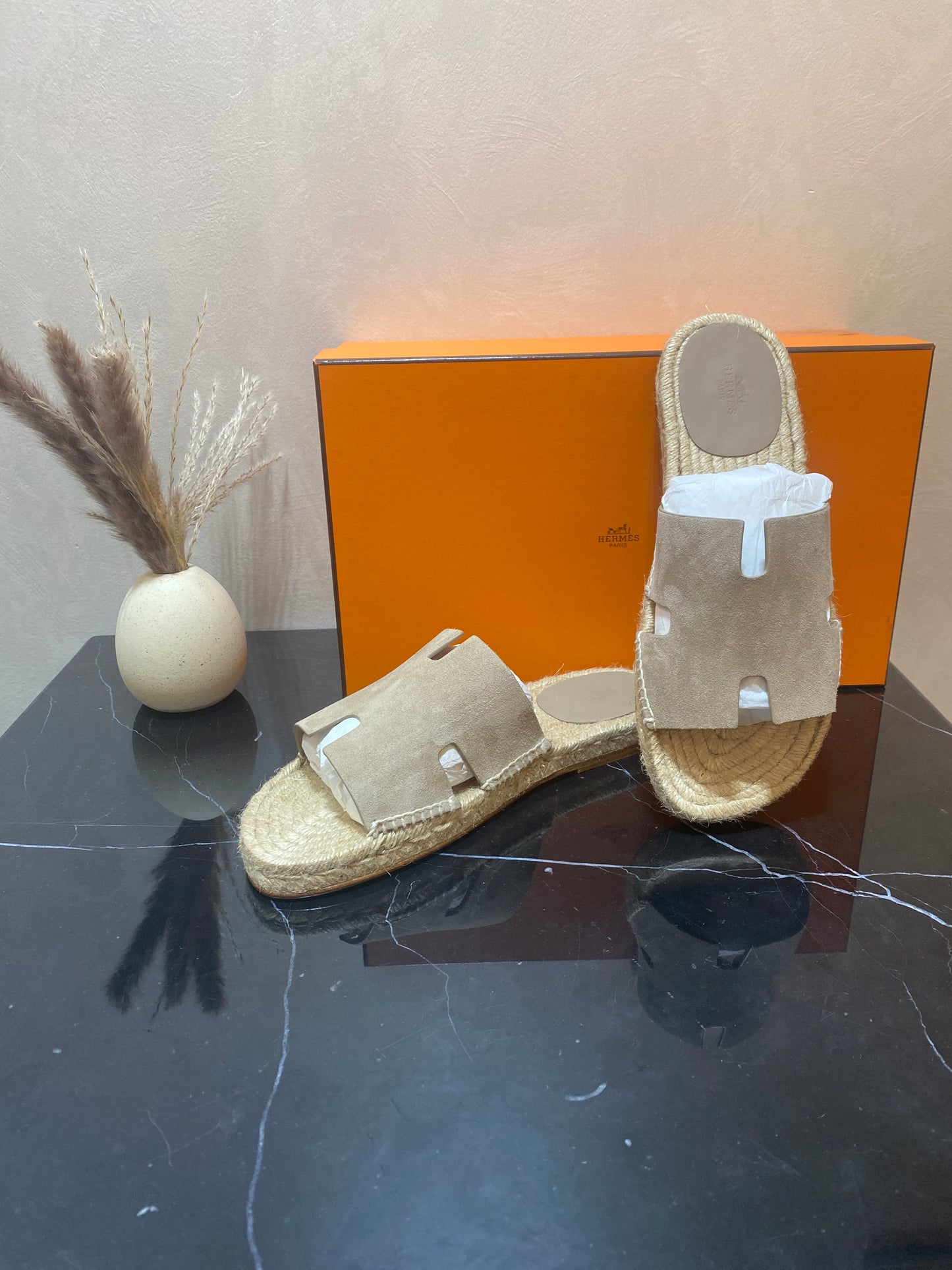 Hermes Antigua Espadrille 43