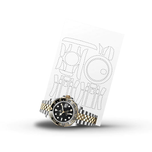 Rolex GMT MASTER II Steel & Gold -40MM - Protection Sticker