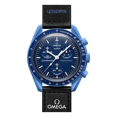 Omega X Swatch Mission To Neptune Moonswatch -SO33N100