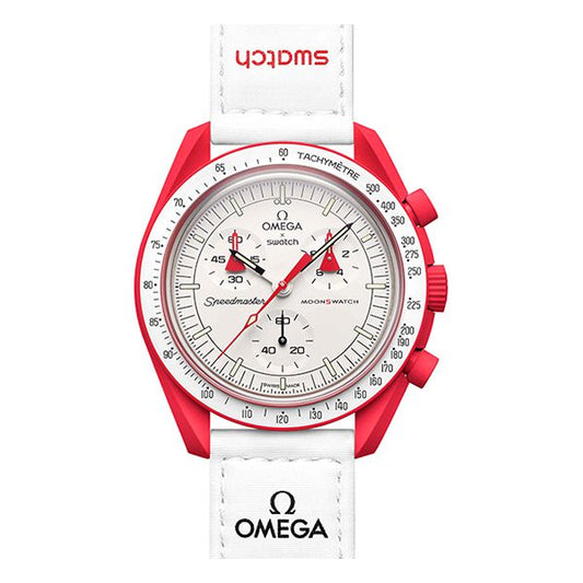 Omega X Swatch Mission To Mars  Moonswatch -SO33R100