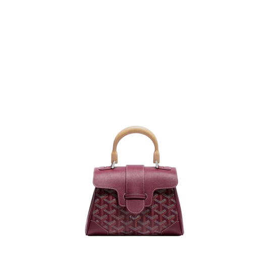 Goyard -Saïgon Souple Mini Bag- Burgundy