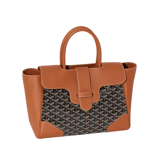 Goyard -Saïgon tote bag - Black & Tan