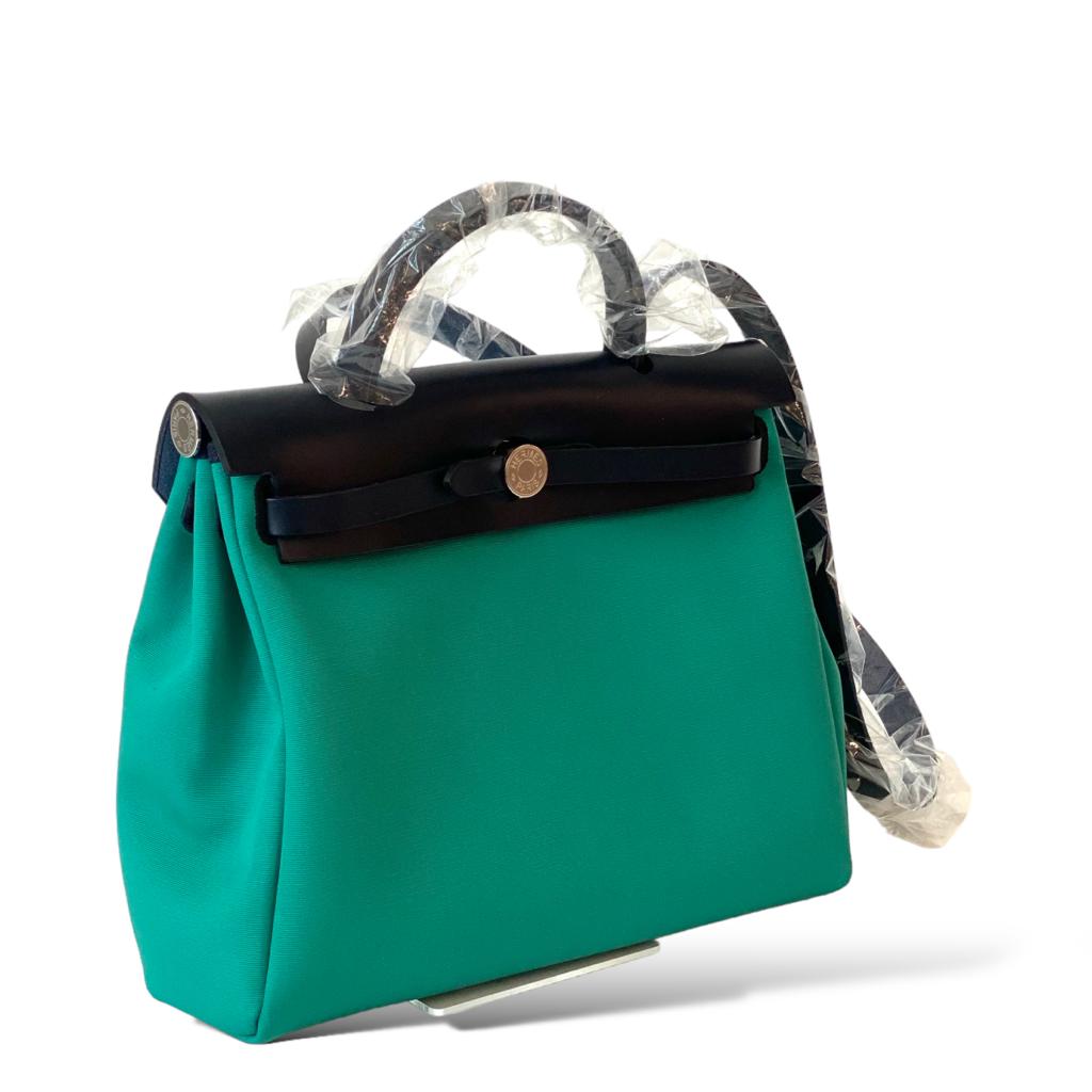 Hermes Herbag 31 Green PHW