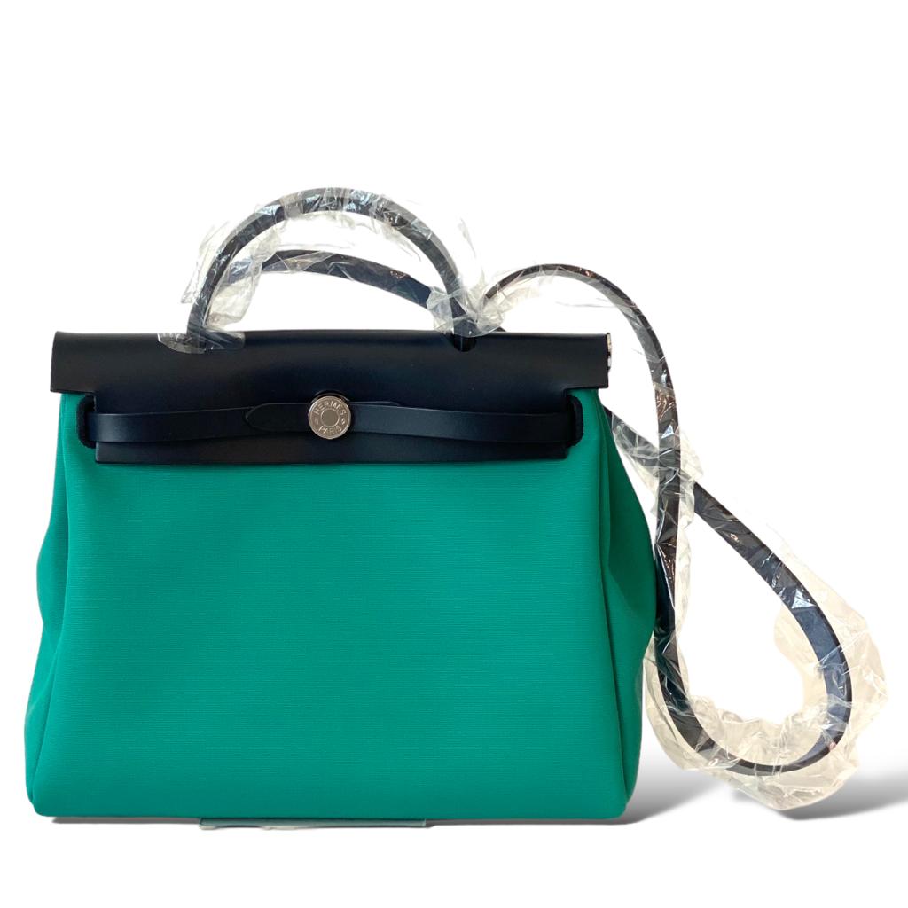 Hermes Herbag 31 Green PHW