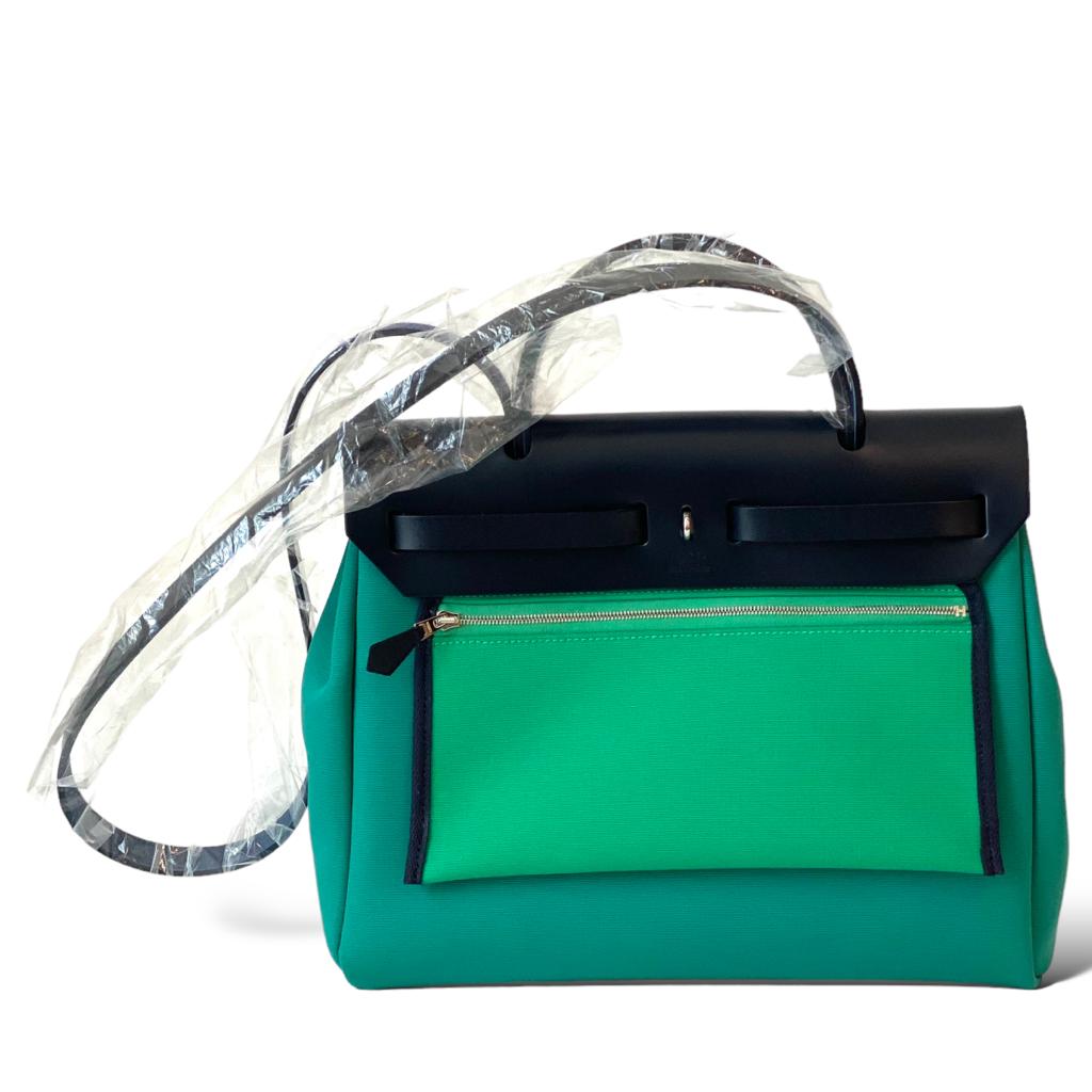 Hermes Herbag 31 Green PHW