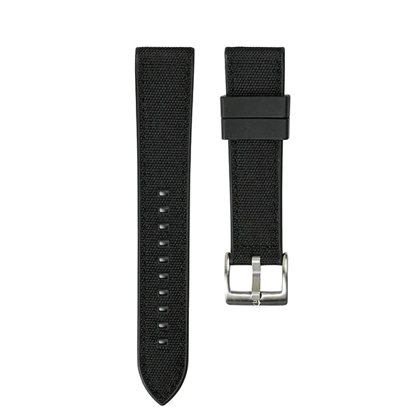 20MM HYBRID STRAP FULL BLACK