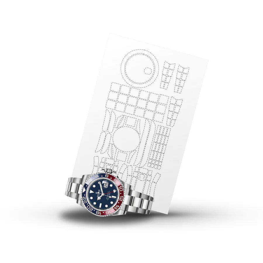 Rolex GMT Master II Oyster "Pepsi" -40MM- Protection Sticker